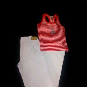 "BABY PHAT" JEANS AND TOP